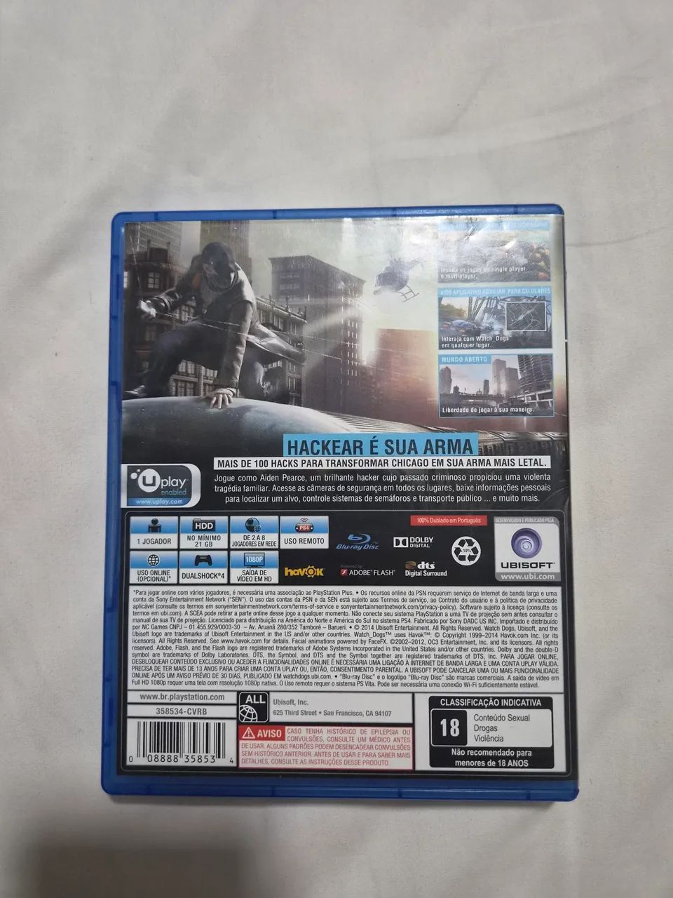 Jogo Ps4 Watch Dogs - Foto 3