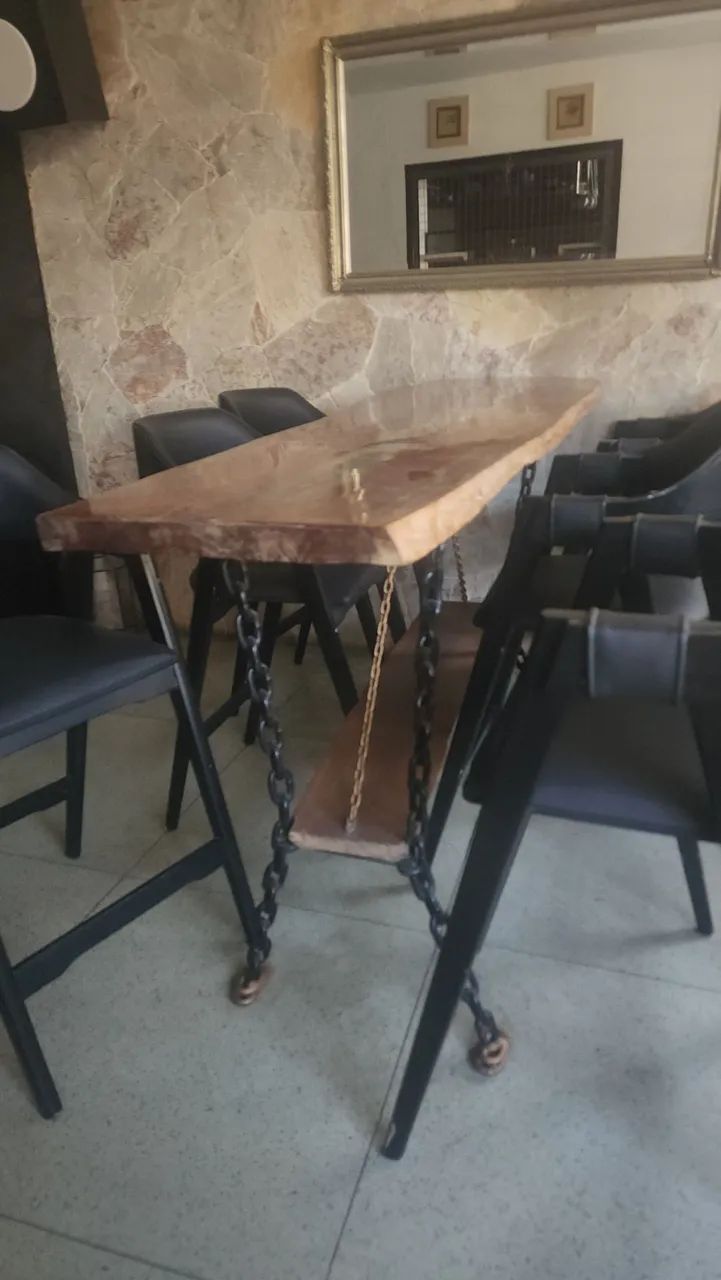 Mesa bistro alta para 6 lugares - Foto 4