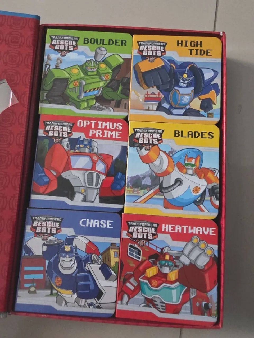 6 minilivros - Transformers Rescue Bots - Conhecendo a Equipe