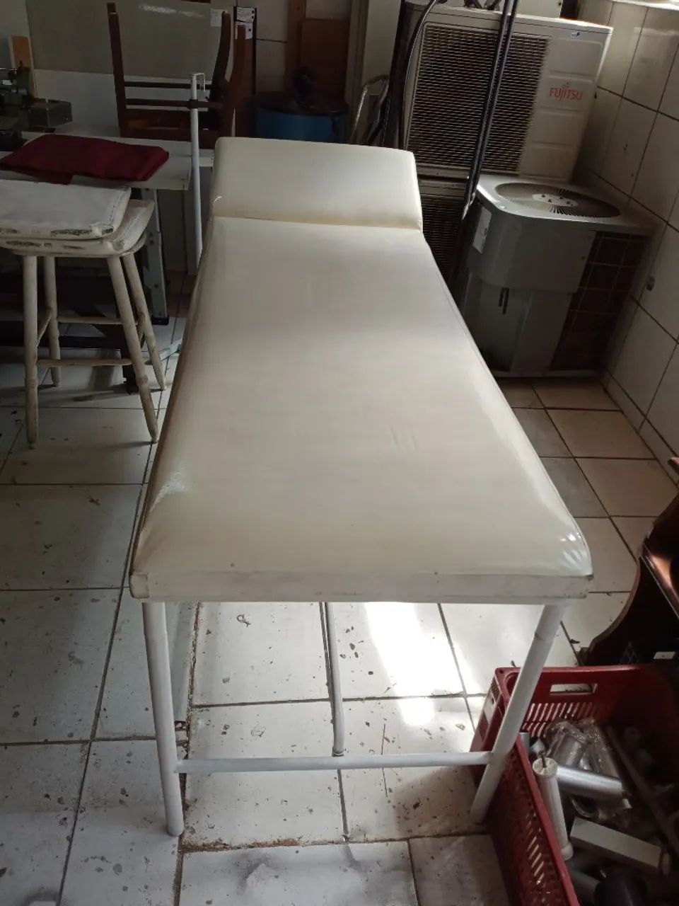 Maca branca desmontável inclinavel