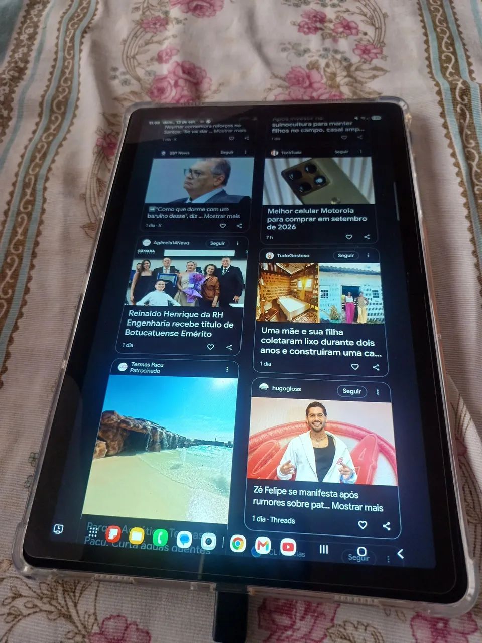 Tablet samsung A 9 + 11 polegadas 