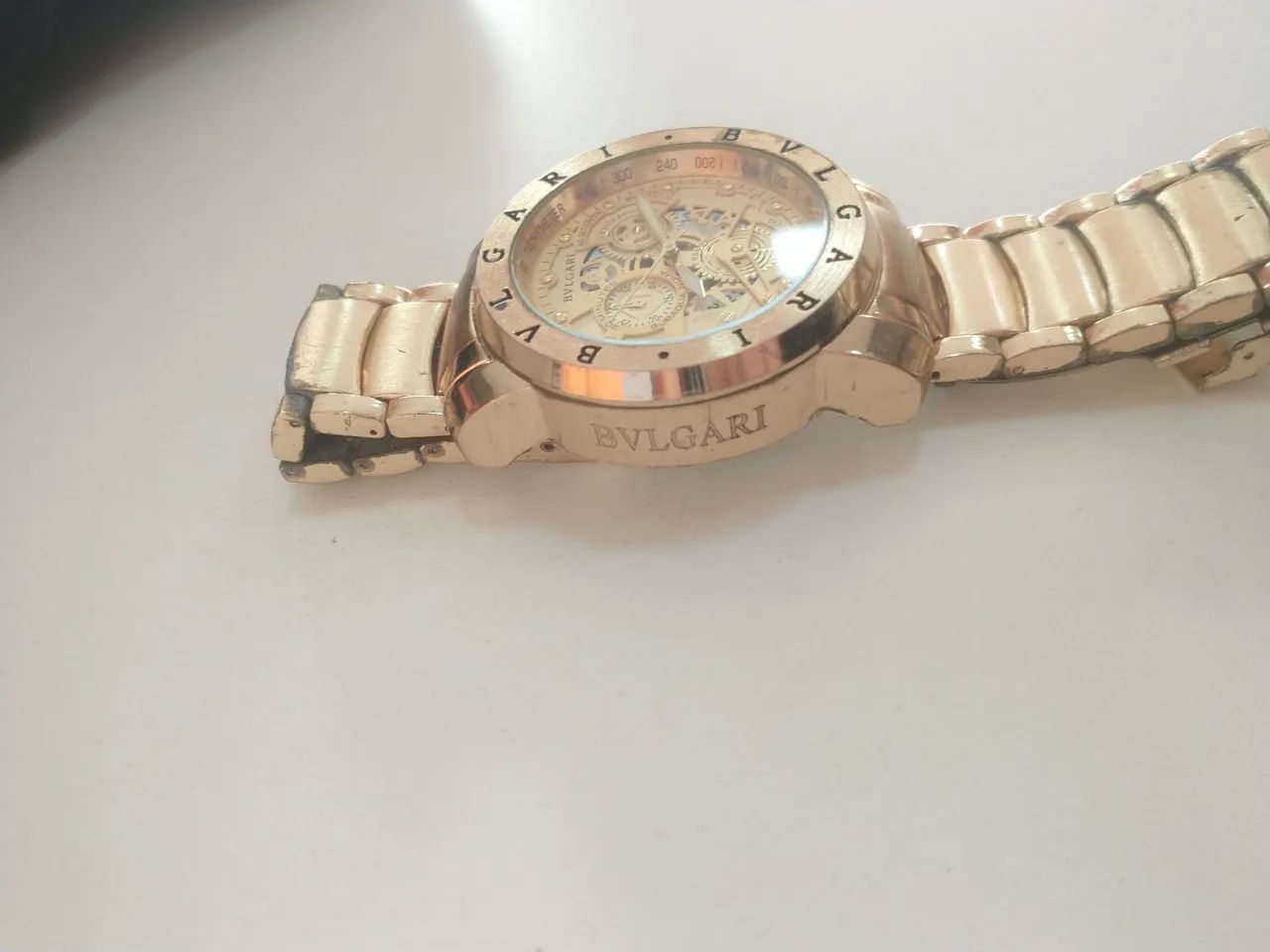 Relógio Dourado Bvgari - Foto 3
