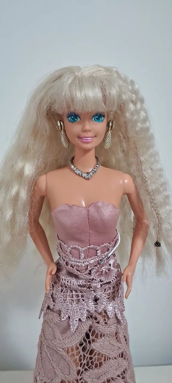 Barbie antiga usada linda - Foto 3