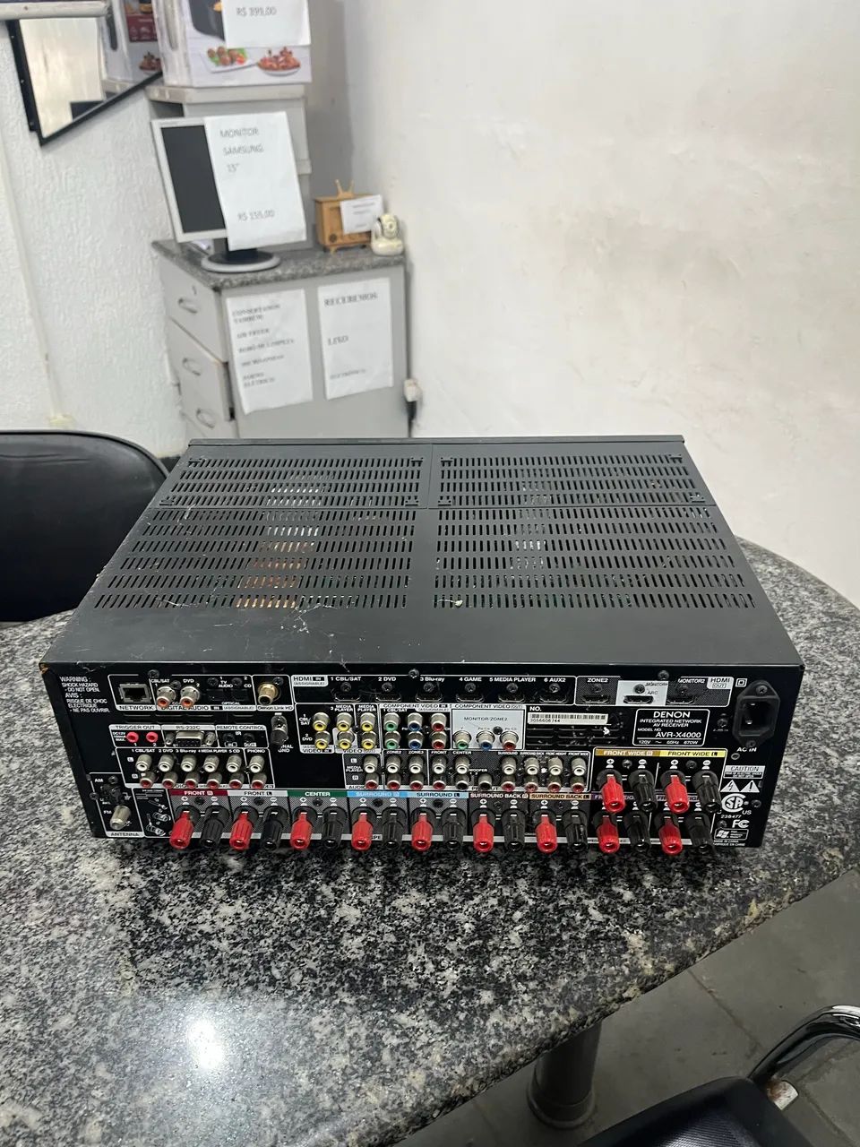 Receiver denon avr-x4000 com defeito - Foto 3