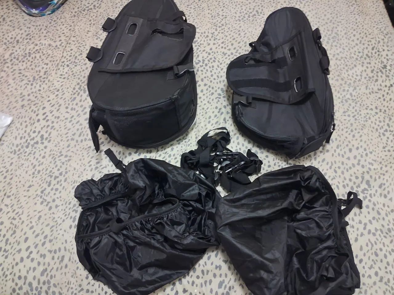 Bag para moto  com capa - Foto 3