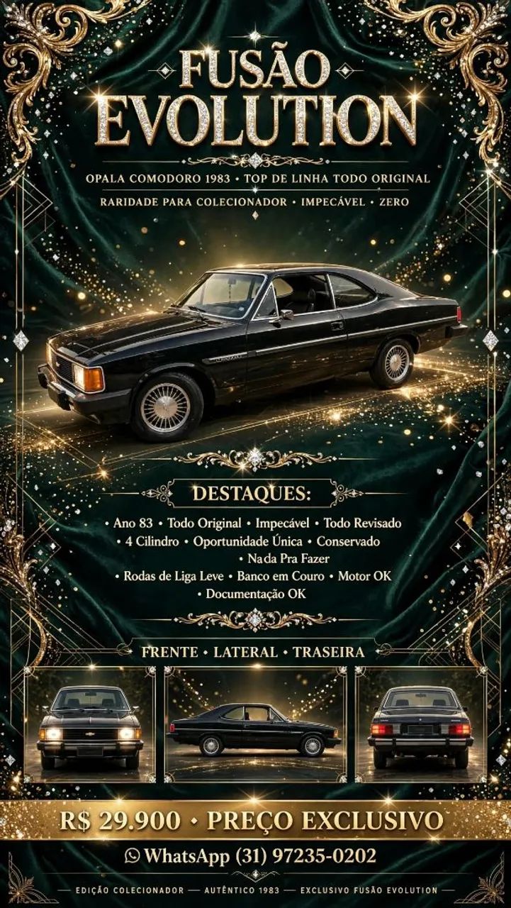 Chevrolet Opala L/sl/ss/ 2.5/4.1 1983