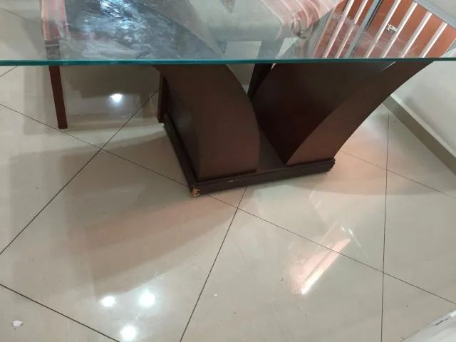 Mesa de jantar retangular 180,0 x 0,90 6 cadeiras - Foto 2