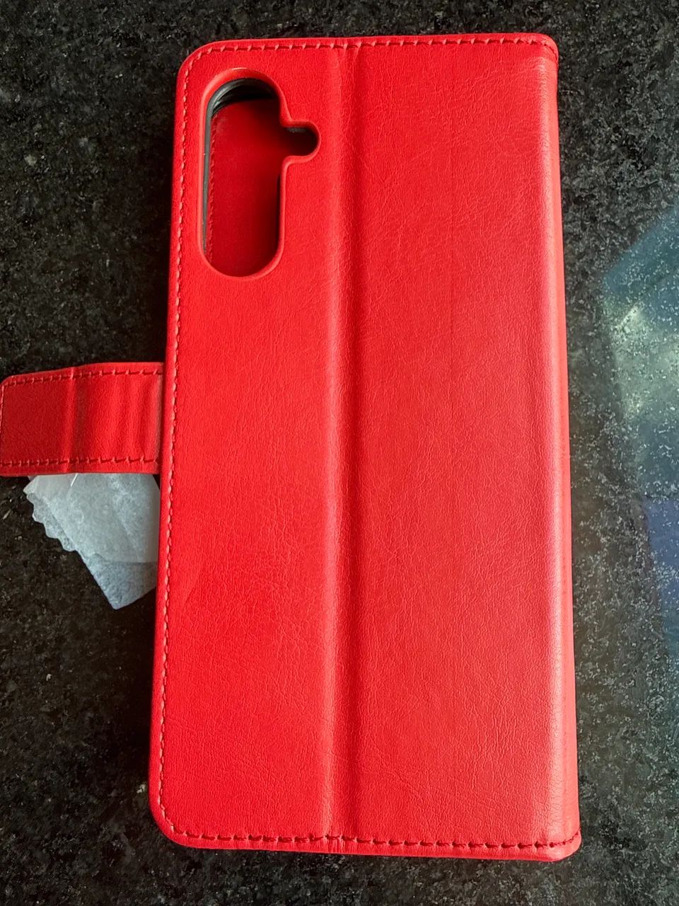 Capa de couro ecológico Galaxy A15 5G
