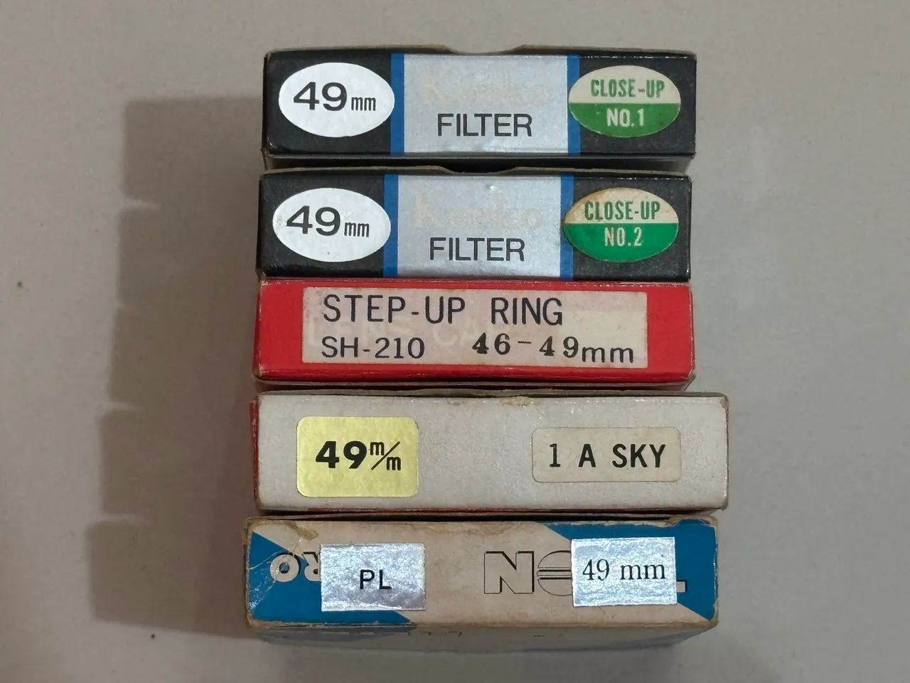 Kit filtros fotográficos 49mm
