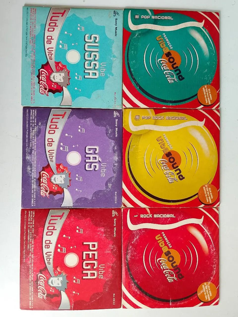 Mini cds promoção coca cola