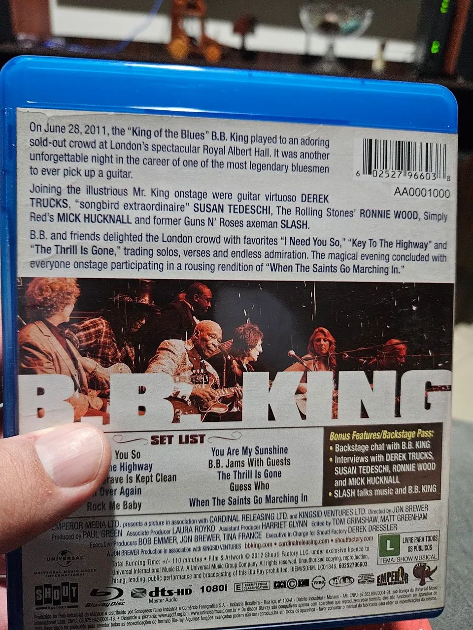 BLu Ray BB King Royal Albert Hall - CDs, DVDs etc - Norte (Águas