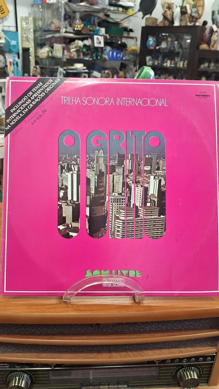 Lp O Grito - Trilha Sonora da Novela - Internacional (1976)