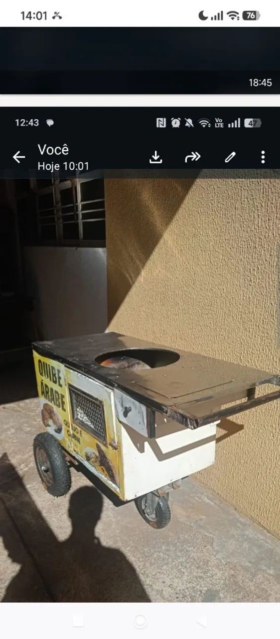 Carrinho de vender lanche  - Foto 2