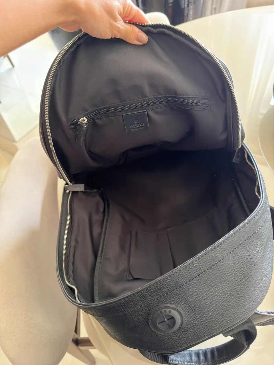 Mochila gucci couro original - Foto 2
