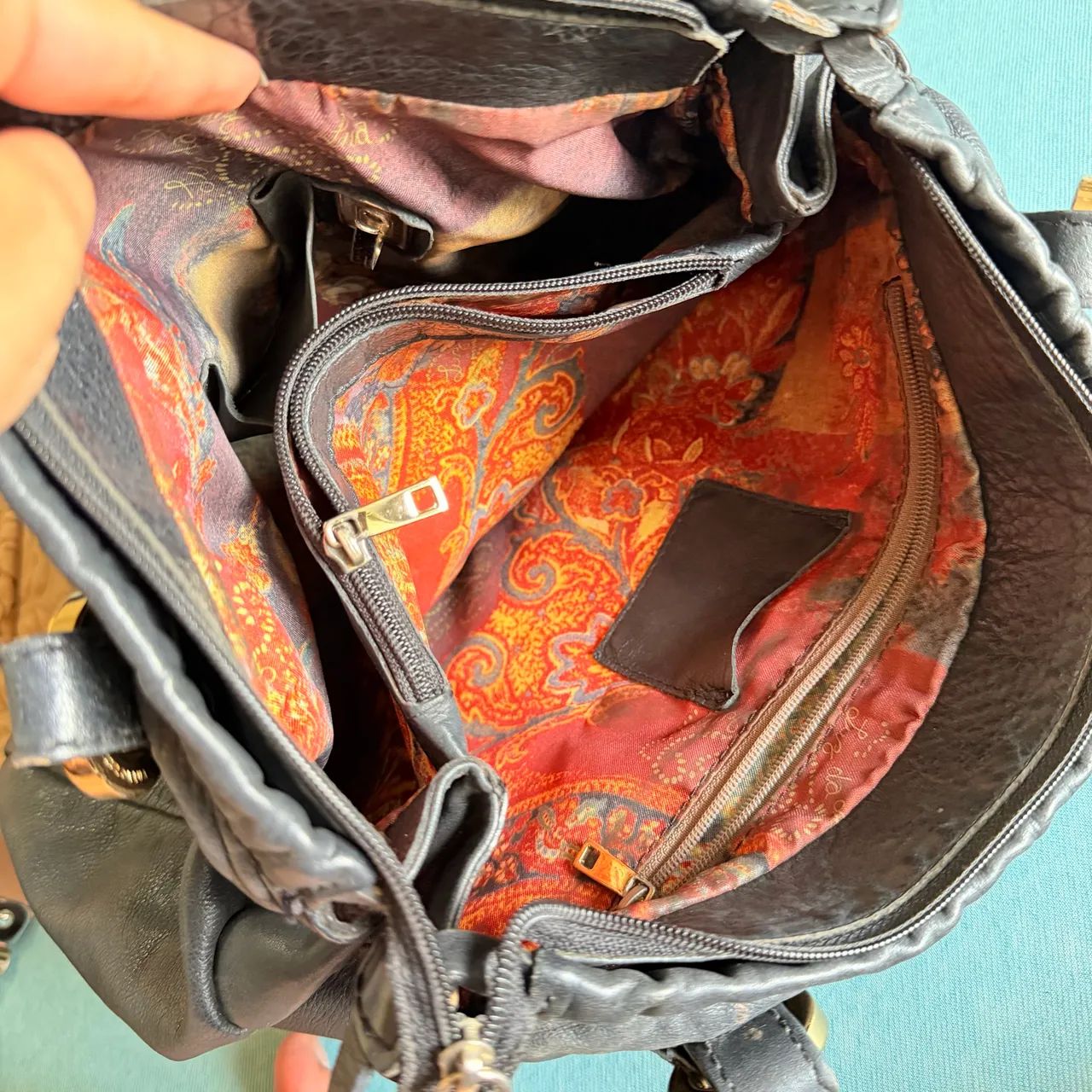 Bolsa Luz da Lua original em couro - excelente conservação - Foto 2