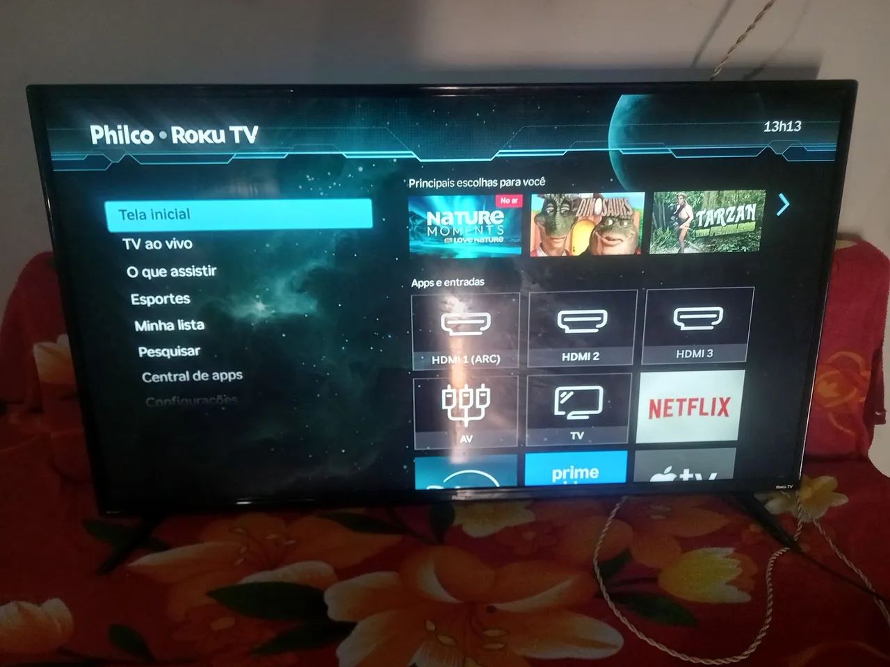 Smart TV Philco Roku 43 polegadas 