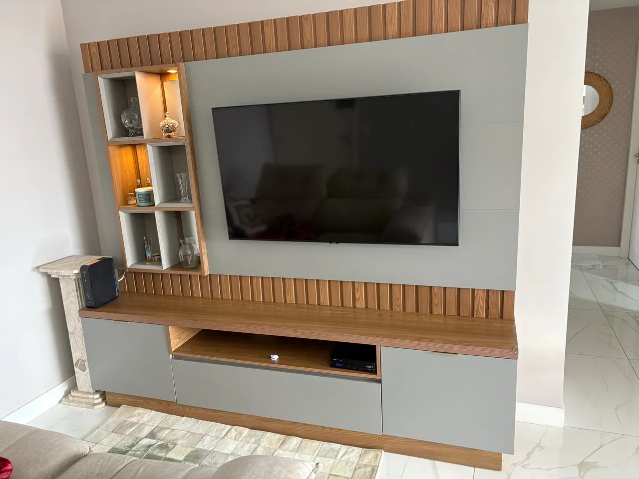 Rack com painel ripado  - Foto 4