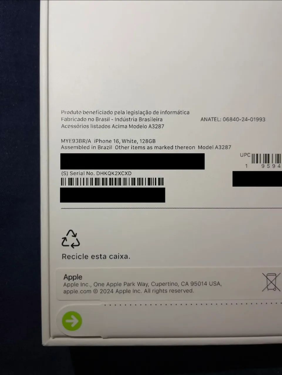 iPhone 16 lacrado 128gb - Foto 3