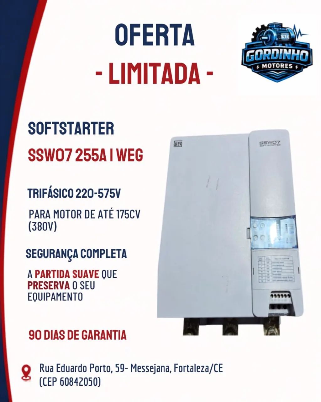 Softstarter Weg 255a Trifásica