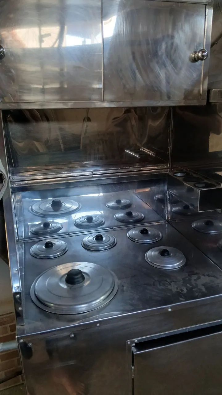 Carrinho inox com kit completo para quem quer começar com tudo novinho - Foto 2