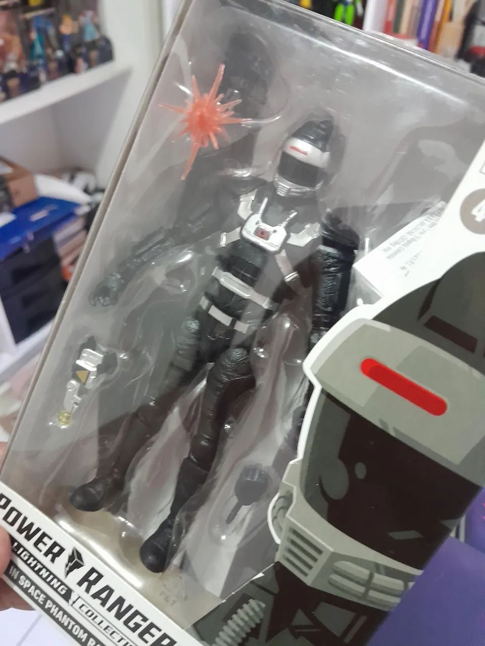 Power Rangers Lighting Collection Phantom Ranger  - Foto 4
