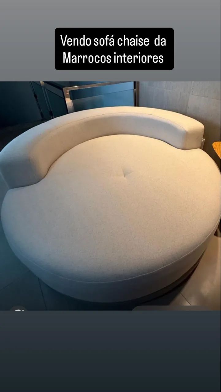 Sofá Chaise Redondo Marrocos Interiores - Design Moderno
