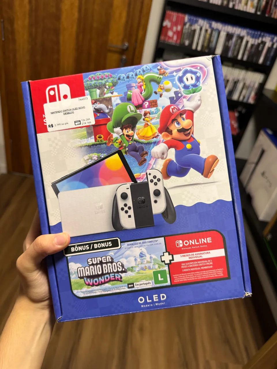  Nintendo Switch Oled Novo Desbloqueado  - Foto 4