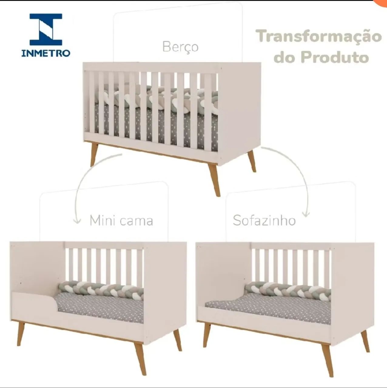 Berço mini cama estrela ternura  - Foto 2