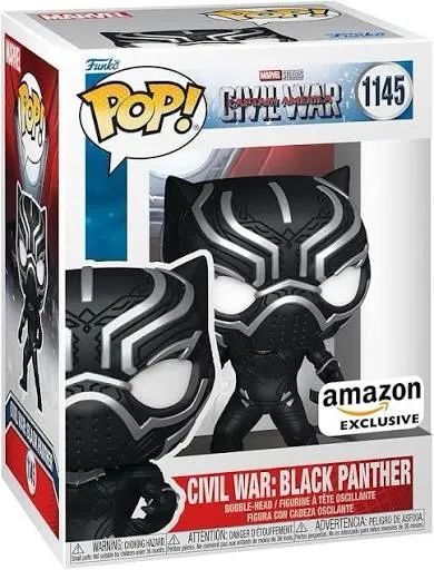 Funko pop marvel civil war black panther 