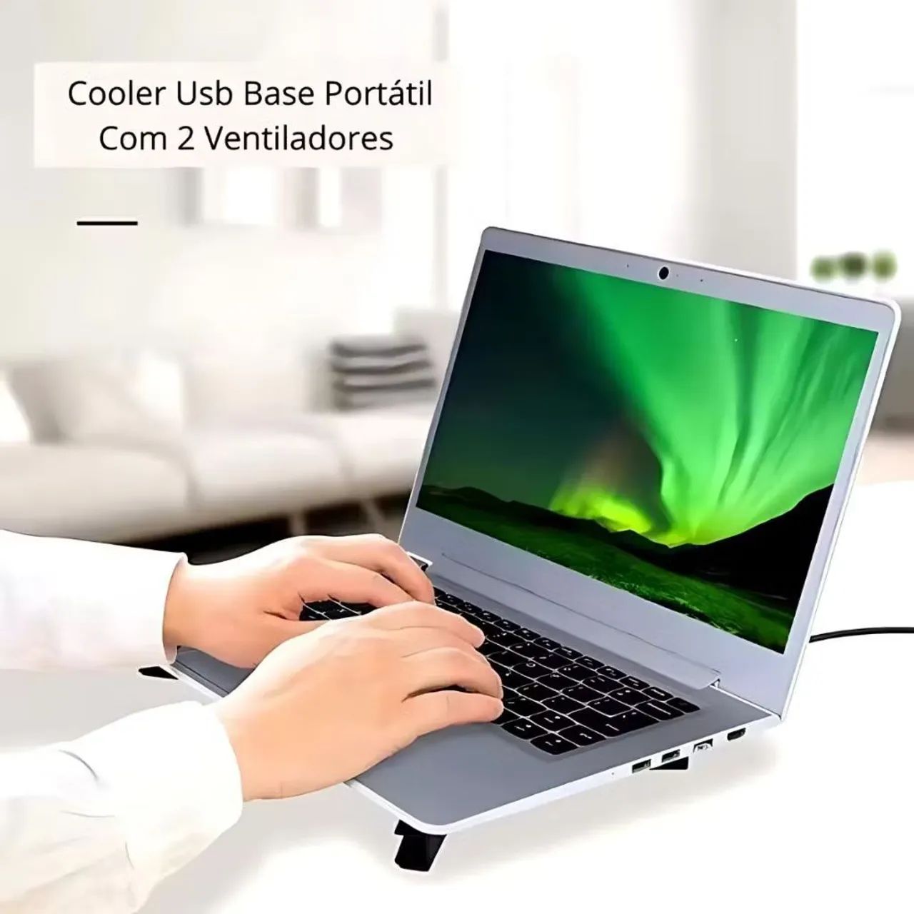 Base notebook Cooler usb - Foto 4