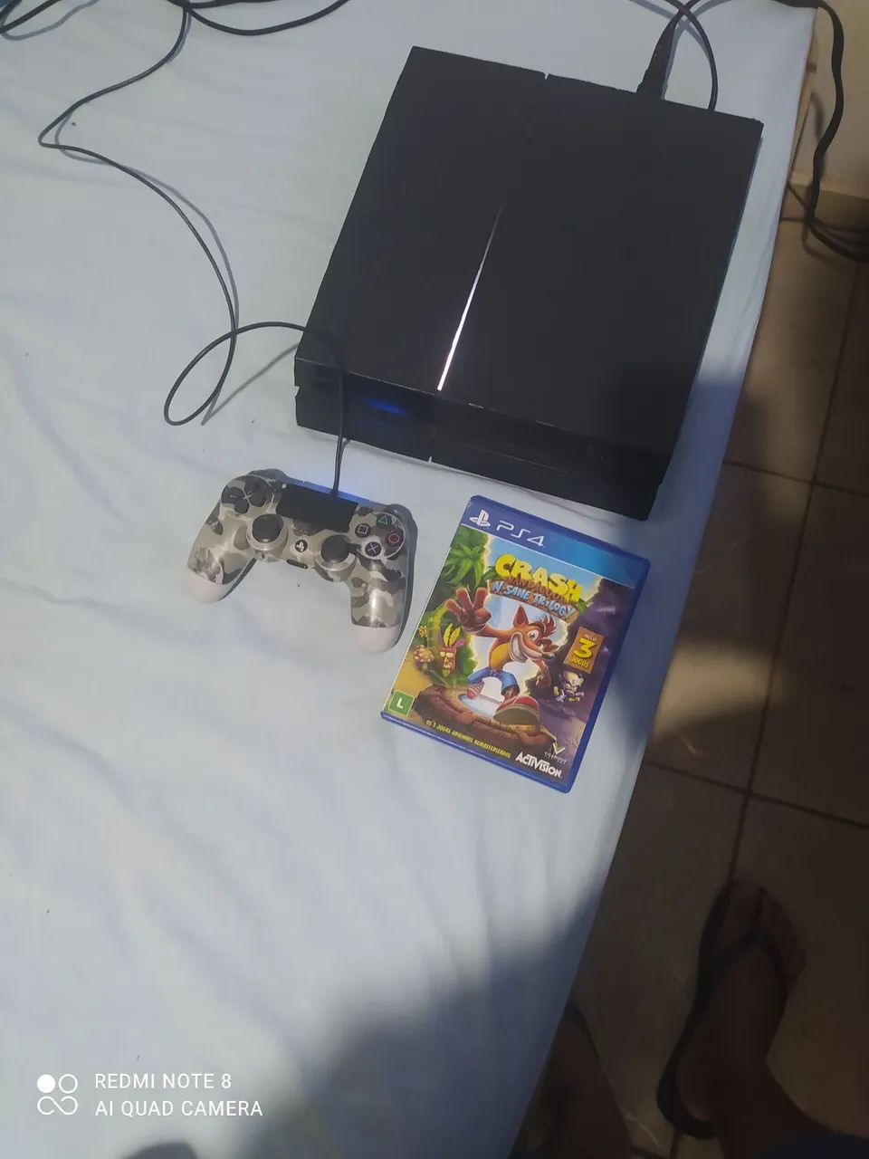 Ps4 c/ controle e jogo  - Foto 3