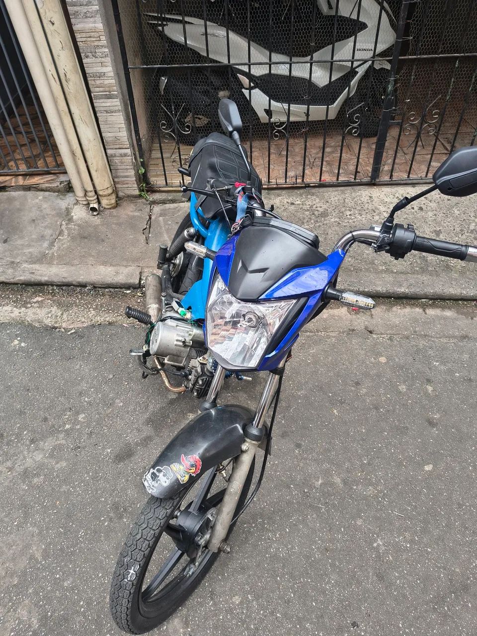 Mobilete 4t azul 90cc 