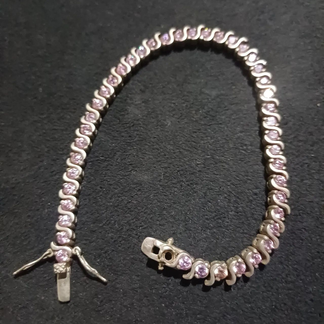 Pulseira riviera em prata 925 - Foto 2
