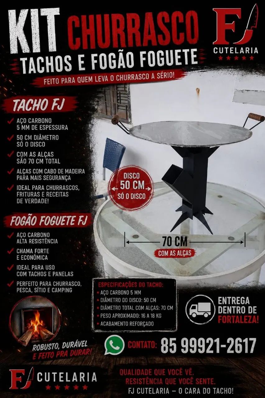 TACHO DE ARADO PARA CHURRASCO. 