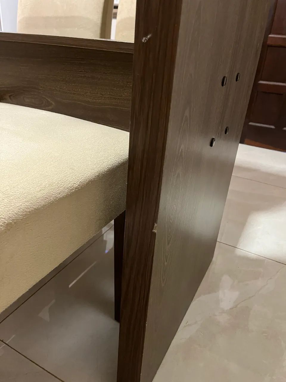 Mesa de jantar vidro 4 cadeiras - Foto 4