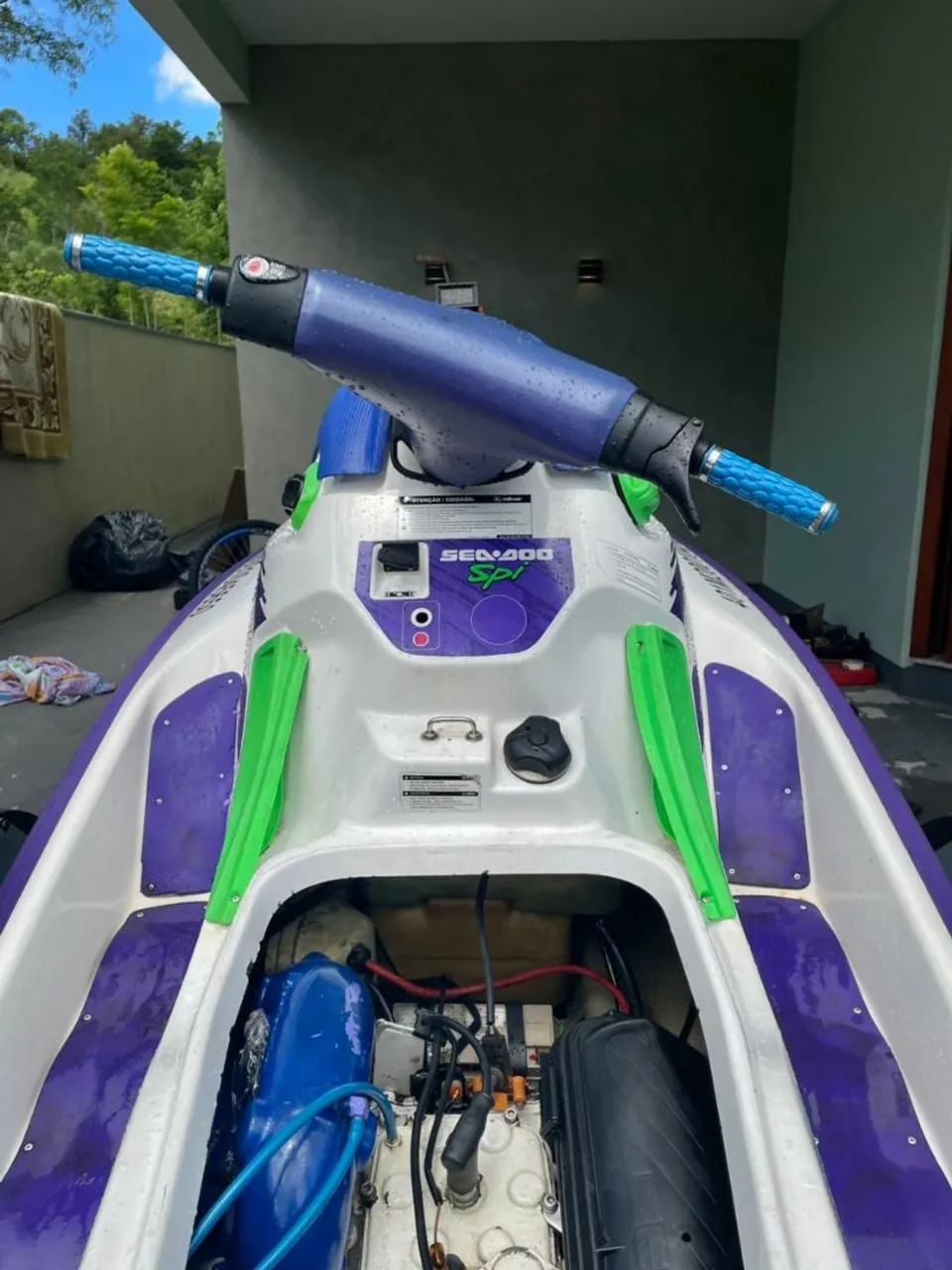 Jet ski seadoo 580 2 tempos  troco por moto  - Foto 3
