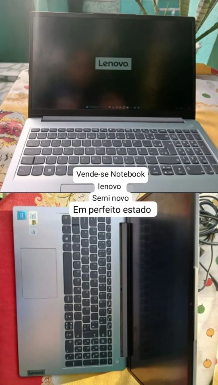 Notebook lenovo semi novo