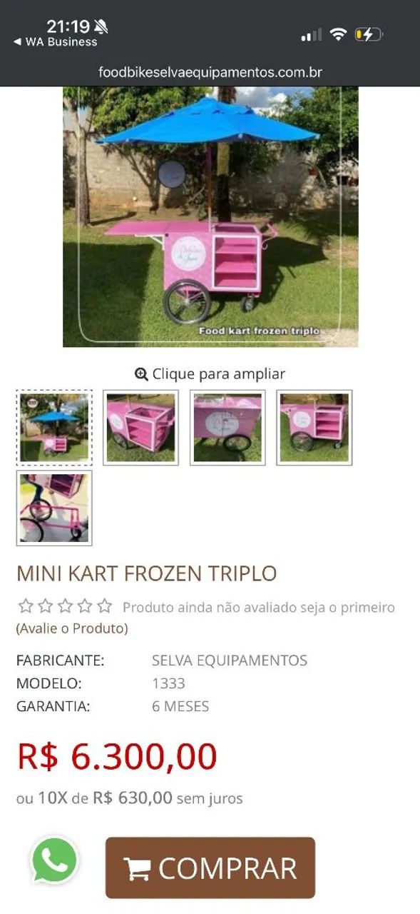Carrinho confeitaria  - Foto 3