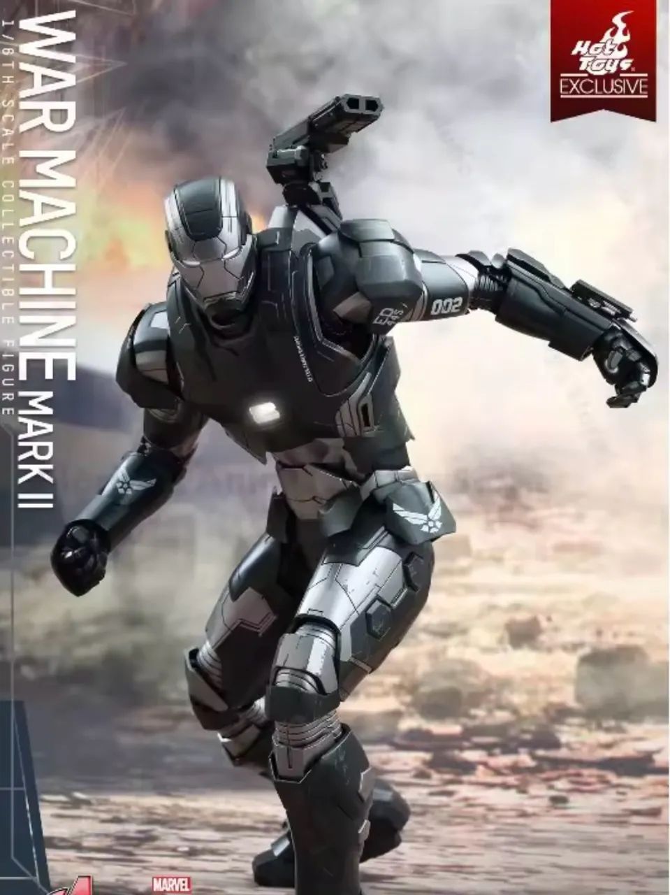 War machine iron man 2 hot toys 1/6 - Foto 2