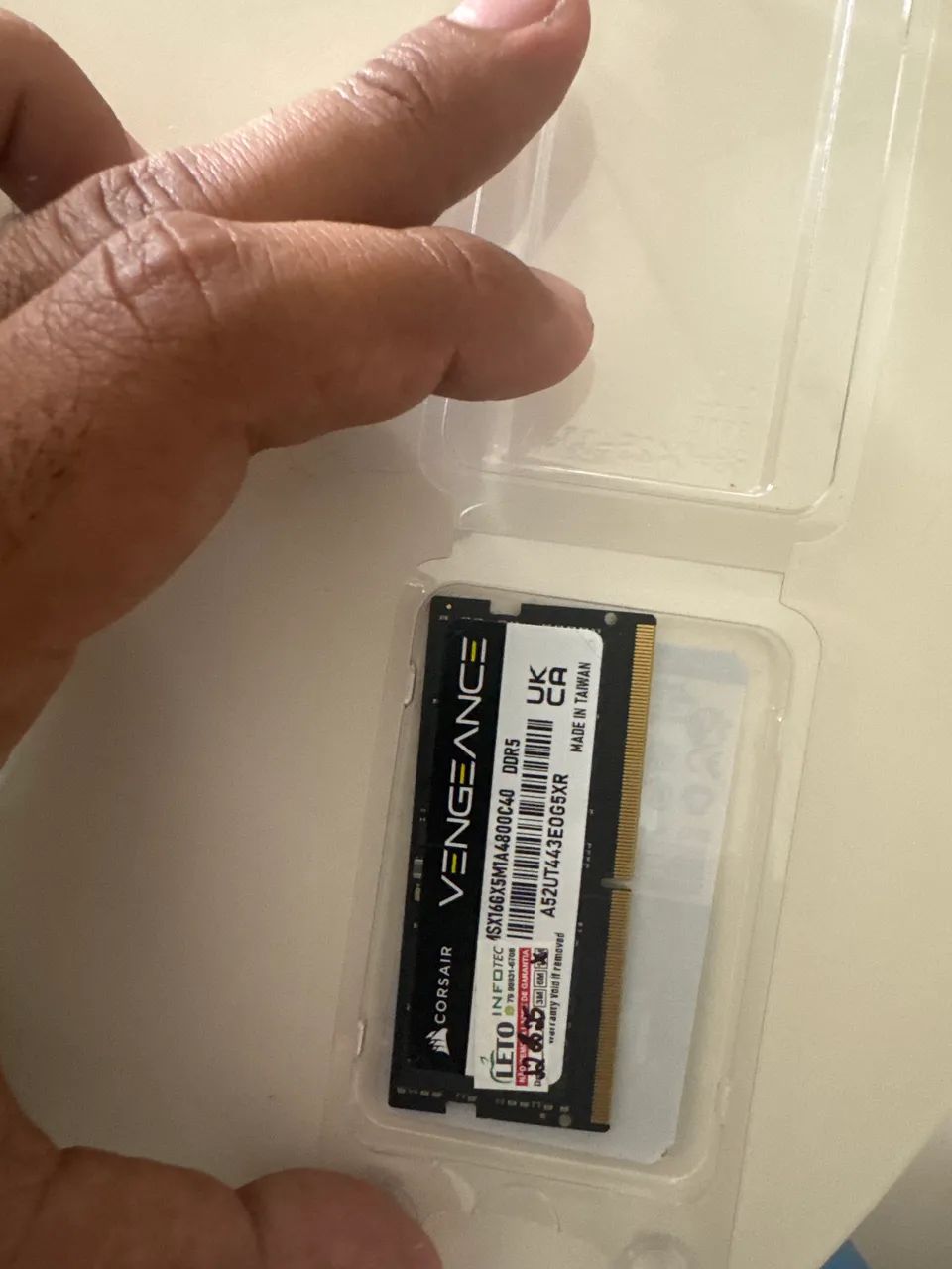 Memória ram notebook ddr5 16 gb 4800  - Foto 2