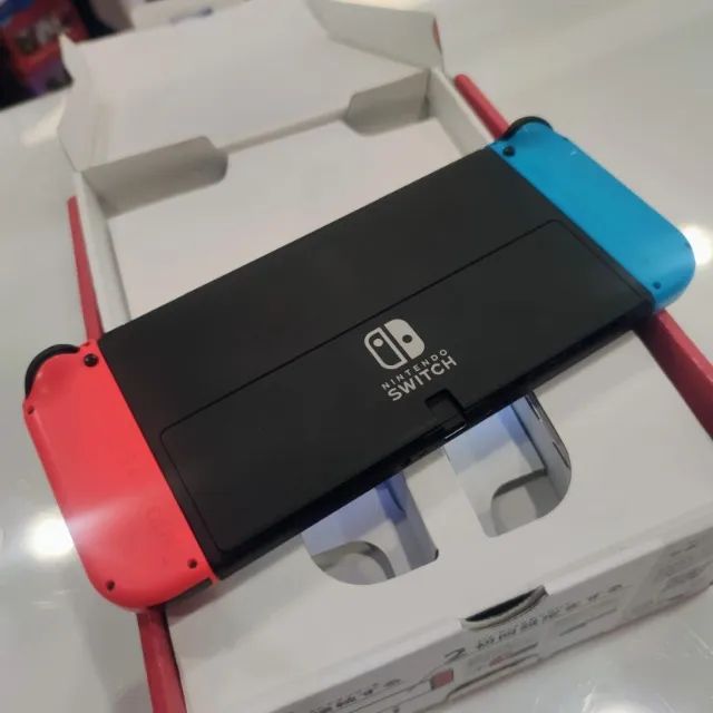 Console Nintendo Switch Oled Neon Desbloqueado 515GB + Frete