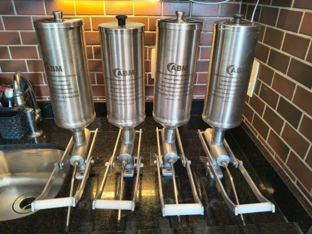 Kit com 04 Doceiras Churros Completas de 2 litros com Copo Inox ABM