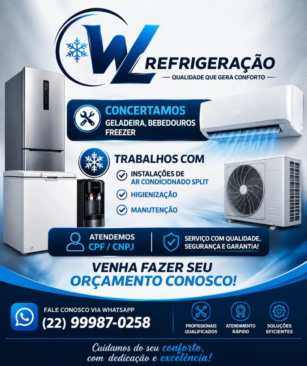 Serviços de refrigeração!