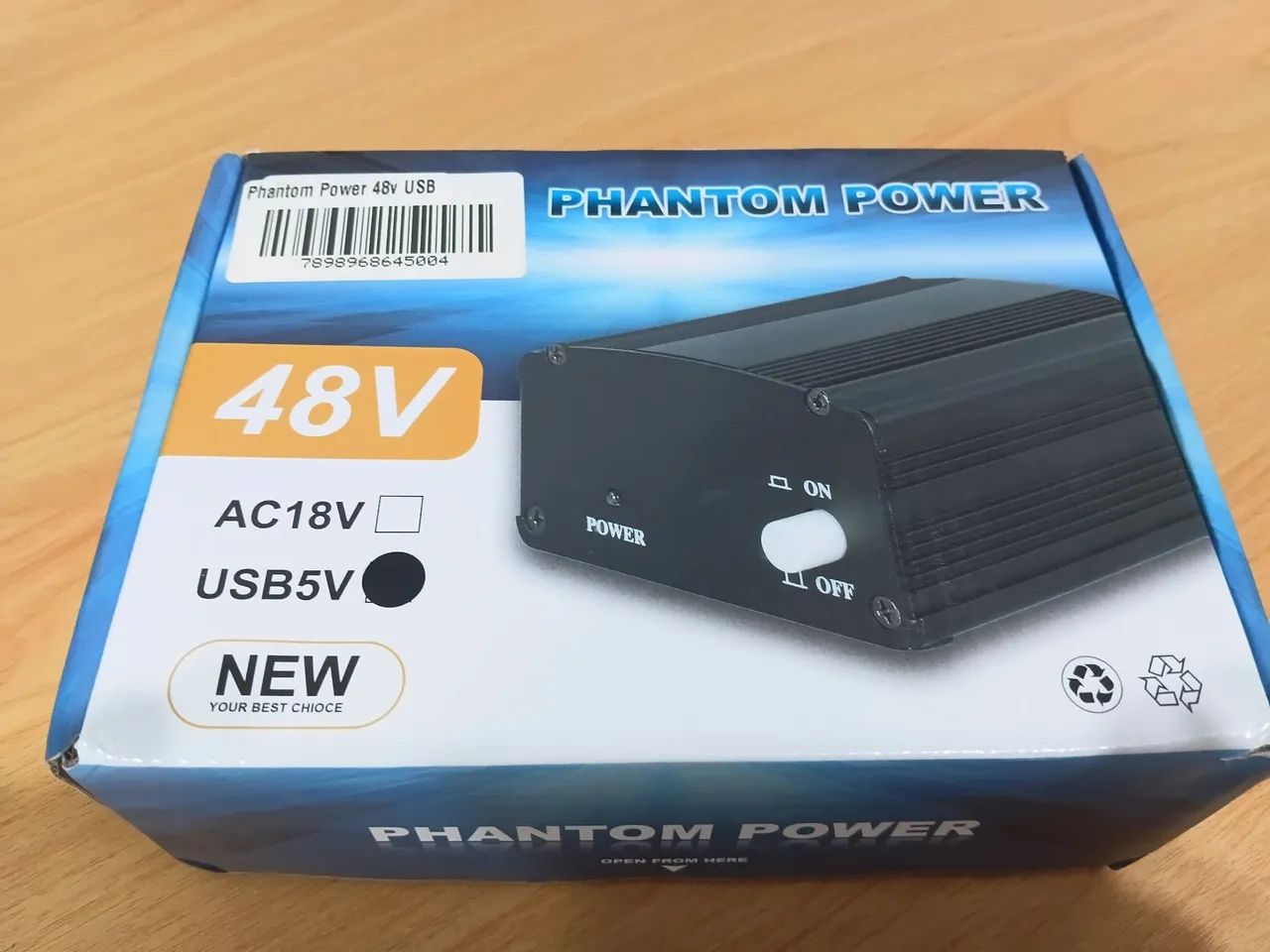 Phantom Power 48v Alimentação Para Microfone Condensador - Foto 5