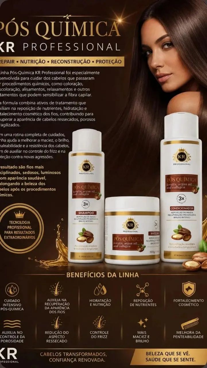 Kit pós química.500 ml