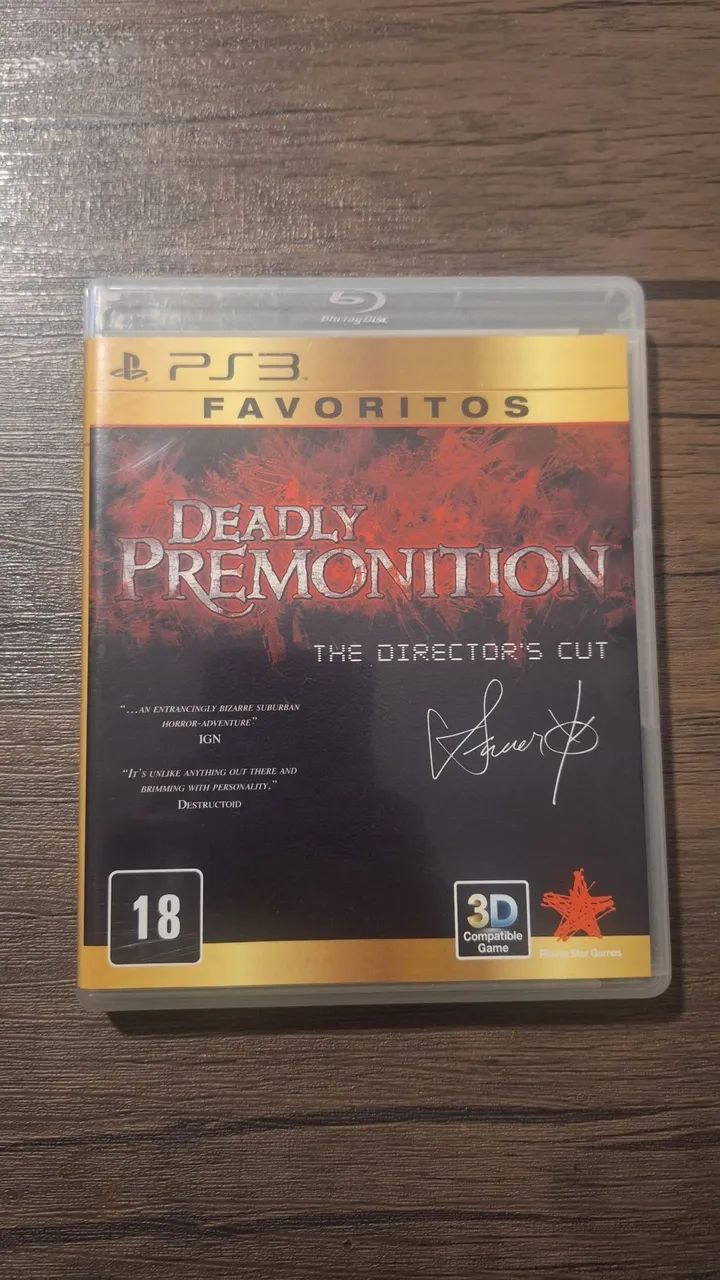 Deadly premonition Ps3 em Perfeito Estado - MINT
