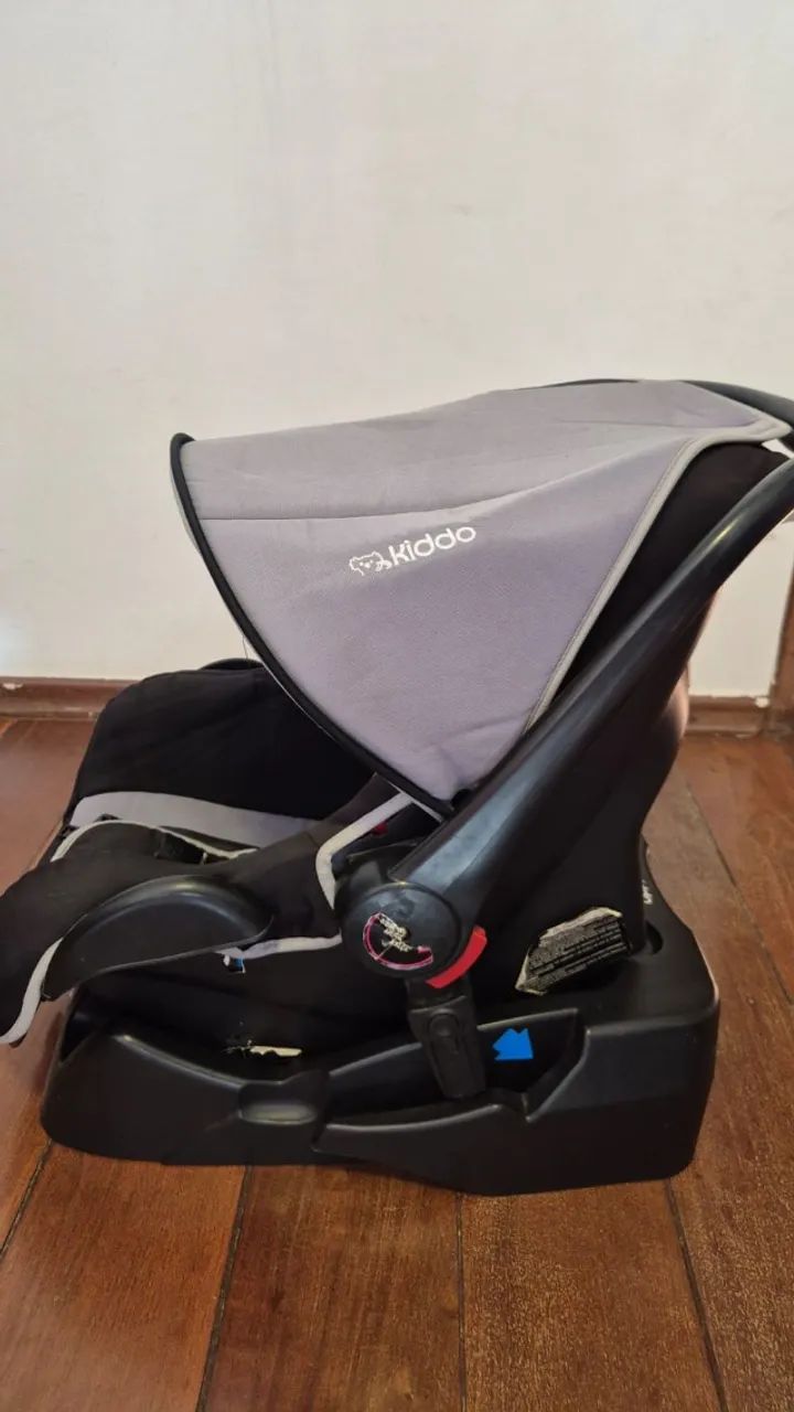 Carrinho De Bebê Kiddo Com Moisés E Bebê Conforto - Foto 5