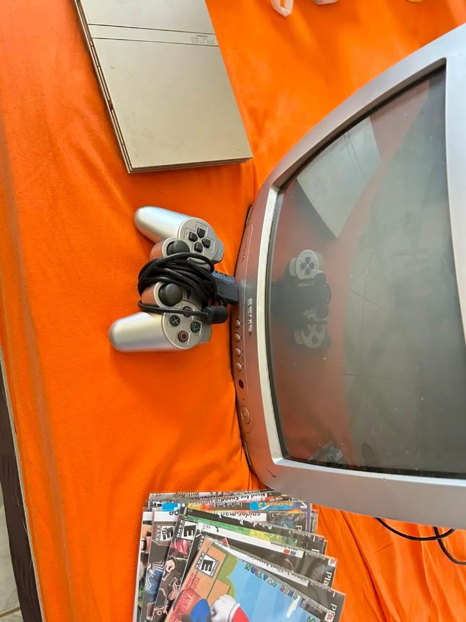 Playstation 2 prata + televisão  - Foto 5