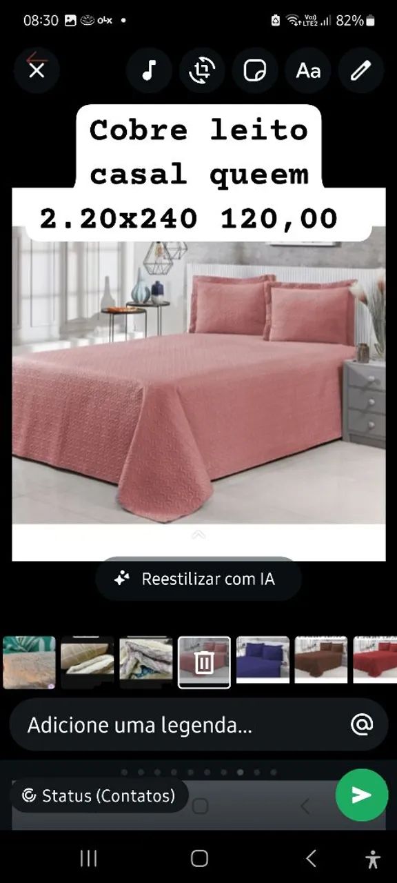   Promoção cobre leito queem e colchas.   - Foto 5