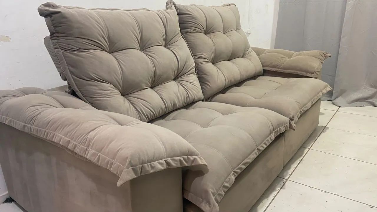SOFÁ RETRÁTIL E RECLINÁVEL  - Foto 2